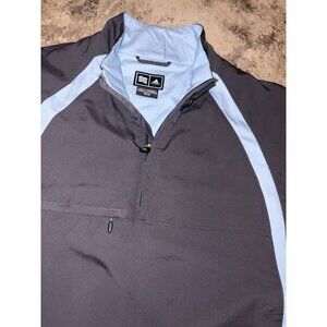 Adidas Men’s Medium ClimaProof 1/4 Zip Wind‎ Vest Fast Shipping! Mesh-Lined